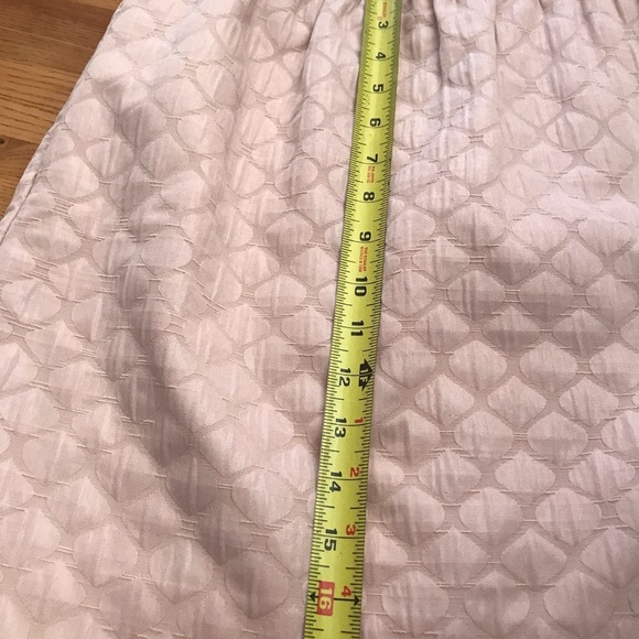 Ann Taylor LOFT pink mini skirt black womens sz 6 textured fully lined shimmery - Picture 11 of 12